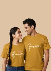 Bride & Groom Wedding Couple T-Shirt