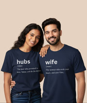 Husband & Wife Matching Couples Funny Definition T-Shirt