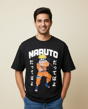 Naruto Dattebayo Oversized Unisex Anime T-Shirt