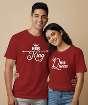 Her King & His Queen Couple Unisex Regular T-Shirt