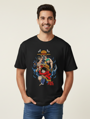 One Piece Straw Hat Crew Oversized Unisex Anime T-Shirt
