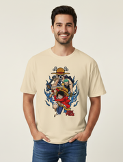 One Piece Straw Hat Crew Oversized Unisex Anime T-Shirt