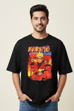 Naruto Shippuden Oversized Unisex Oversized Anime T-Shirt
