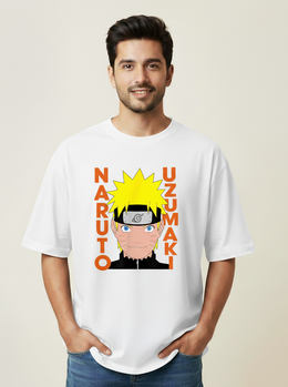 Naruto Uzumaki Oversized Unisex Anime T-Shirt
