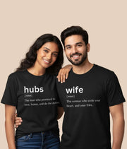 Husband & Wife Matching Couples Funny Definition T-Shirt