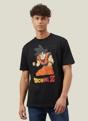 Dragon Ball Z Oversized Anime Graphic T-Shirt