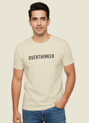 Overthinker Men’s Graphic Fun and Casual T-Shirt